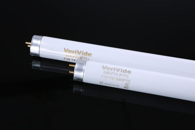 Lâmpada da luz do tubo fluorescente de Verivide 840-P15 (F11) F36 T8 /840-P15 TL84 FEITA EM UE 120cm com material de vidro