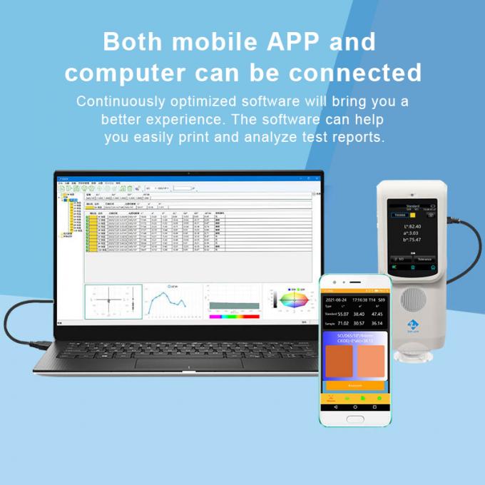 o APP móvel e o computador podem ser conectados