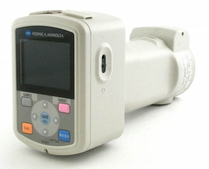 Espectrofotômetro Handheld da elevada precisão de Minolta CM-600d com abertura de 8mm