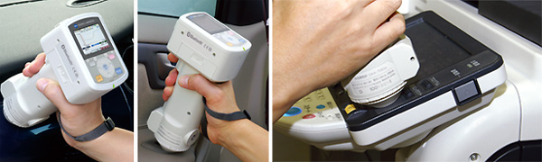 Espectrofotômetro Handheld de Minolta CM-700d para a cor dos pigmentos e das tinturas