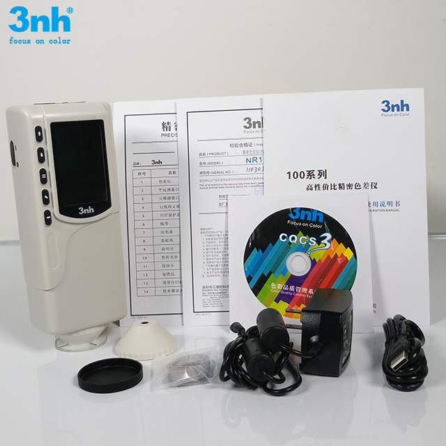 preço pequeno handheld do medidor da diferença da cor da abertura do colorímetro 4mm de 3nh nr110