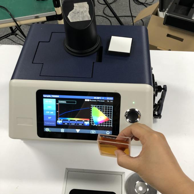 espectrofotômetro do benchtop de 3nh YS6060 com software do PC para o transmitância e a reflectância e embaçamento do vidro colorido