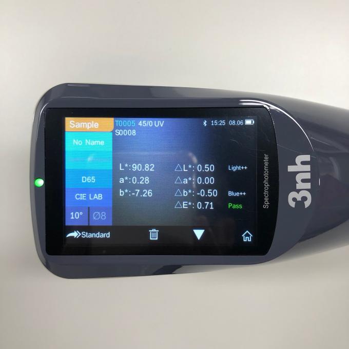 espectrofotômetro portátil YS4510 45/0 da abertura de 2mm para que a medida de cor substitua Xrite EXATO
