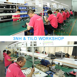 Iluminação que encontra a abertura de Bluetooth 5,0 8mm do colorímetro do bolso de 3nh CR2 2